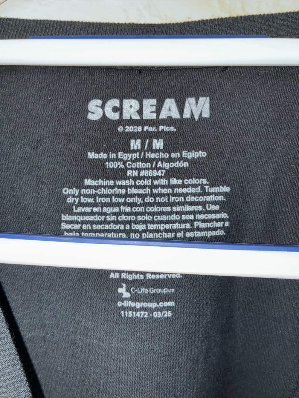 Scream Graphic Tee - Black - Picture 2 of 3
